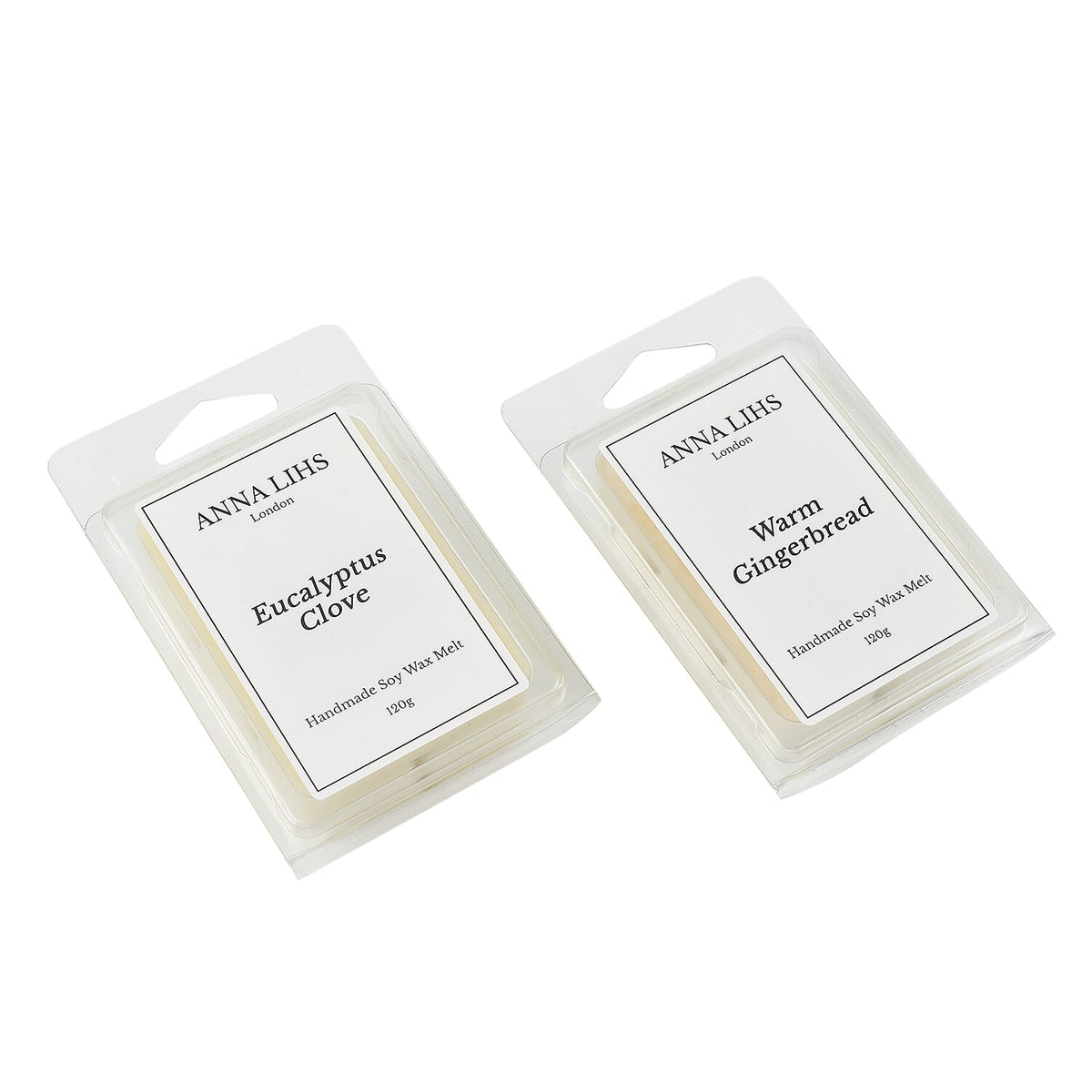 Anna Lihs - Handmade Warm Gingerbread - Eucalyptus Clove Premium Soy Wax Melt Set (120 Grams Each) 7666163 1