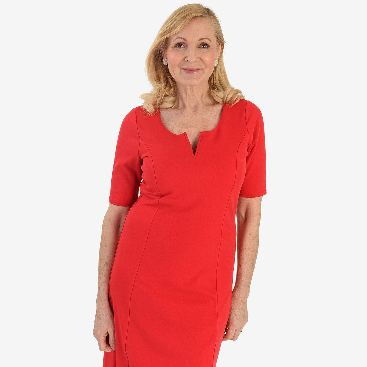 Ansh London Classic Dress (Size 12) - Red 8546627 5