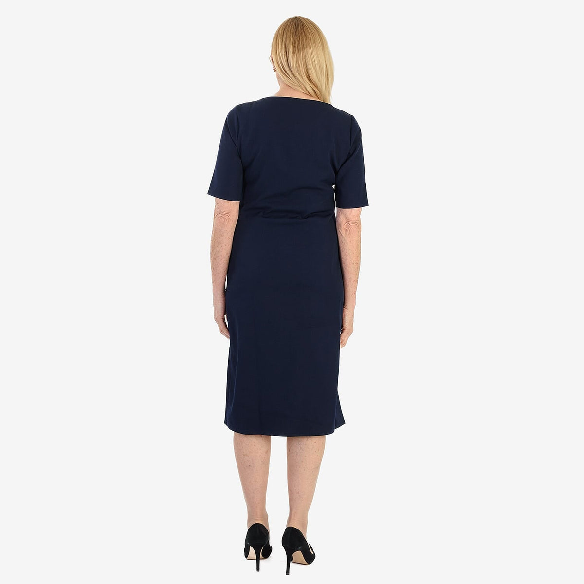 Ansh London Classic Dress (Size 14) - Navy V32644574 4