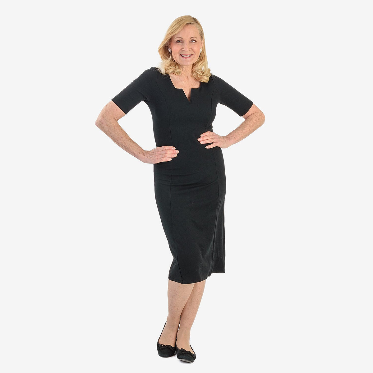 Ansh London Classic Dress (Size 16) - Black V32526648 0