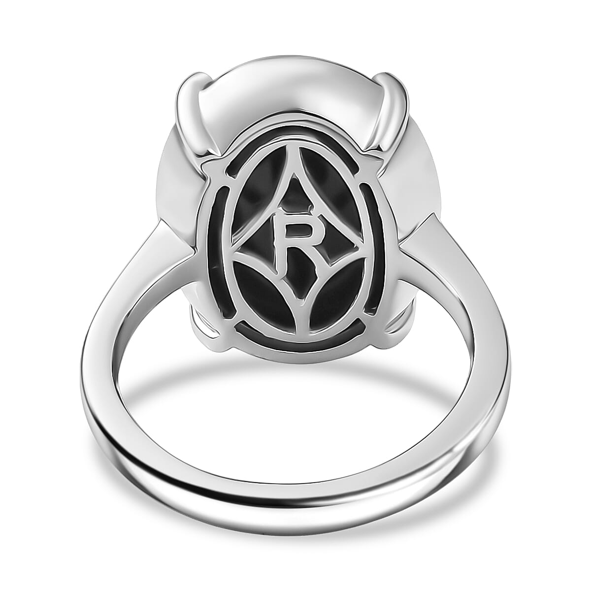 RHAPSODY 950 Platinum AAAA Australian Boulder Opal (18X13mm) Solitaire Ring 8152774 5