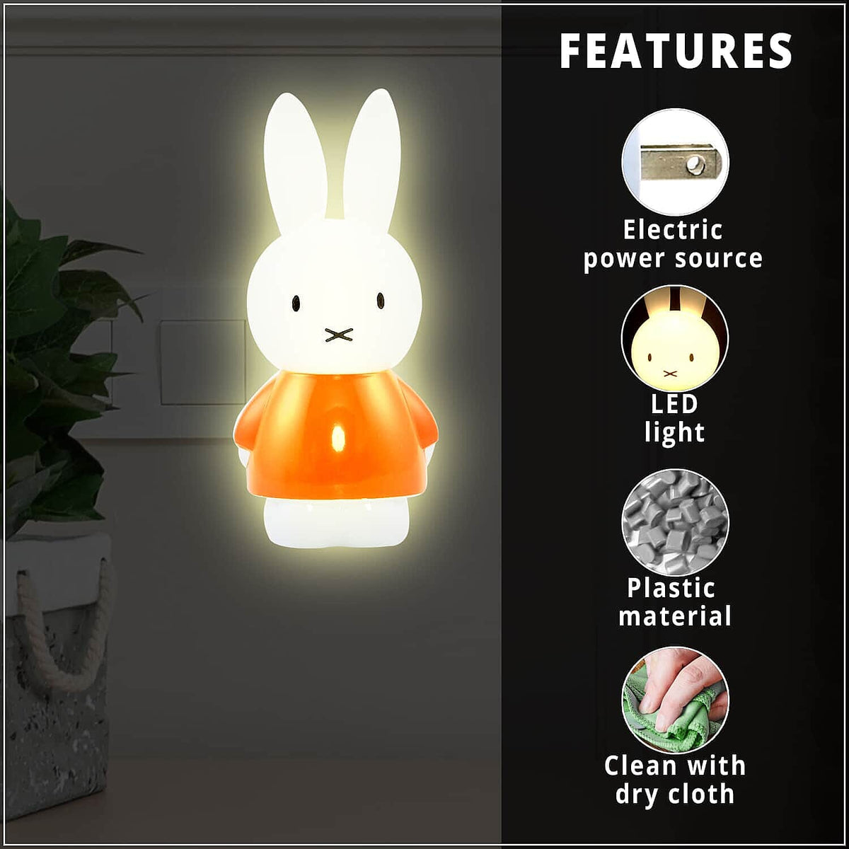 One Time Deal- Miffy Night Lamp 7728040 2