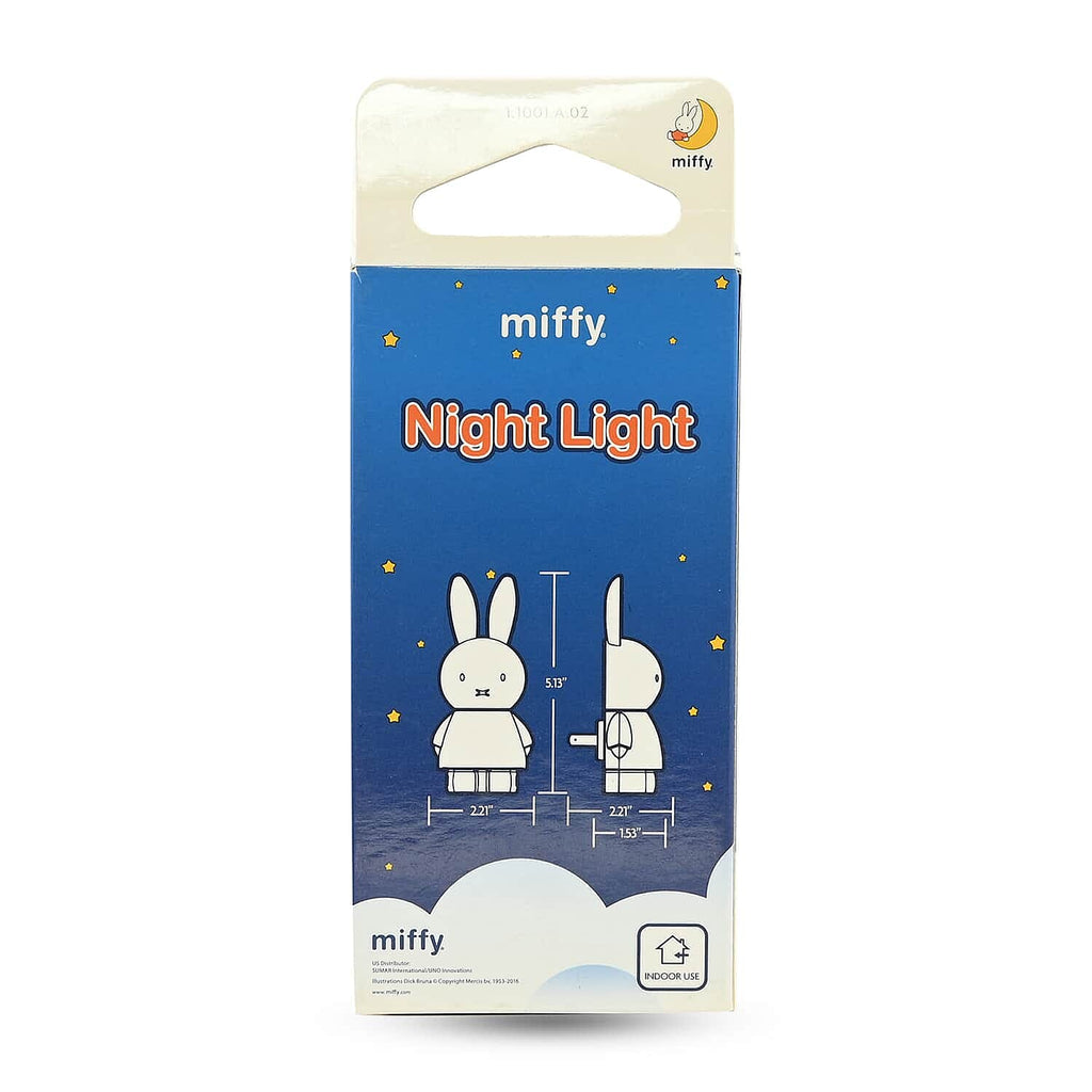 Miffy Night Lamp with Auto Dim Sleep Function - Orange - White