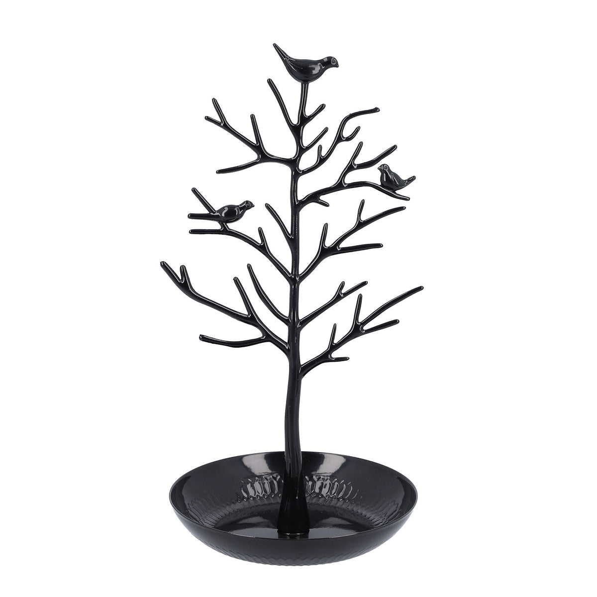 Antique Birds on Tree Stand Jewellery Holder Display in Black 6039244 0