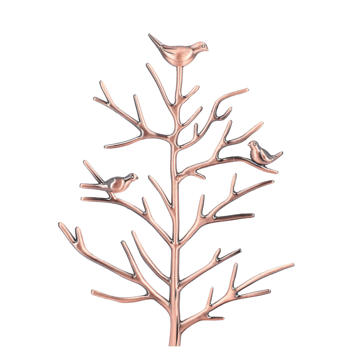 Vintage Style Antique Birds on Tree Jewellery Holder Stand (Size 30x15Cm) - Bronze V32645655 3