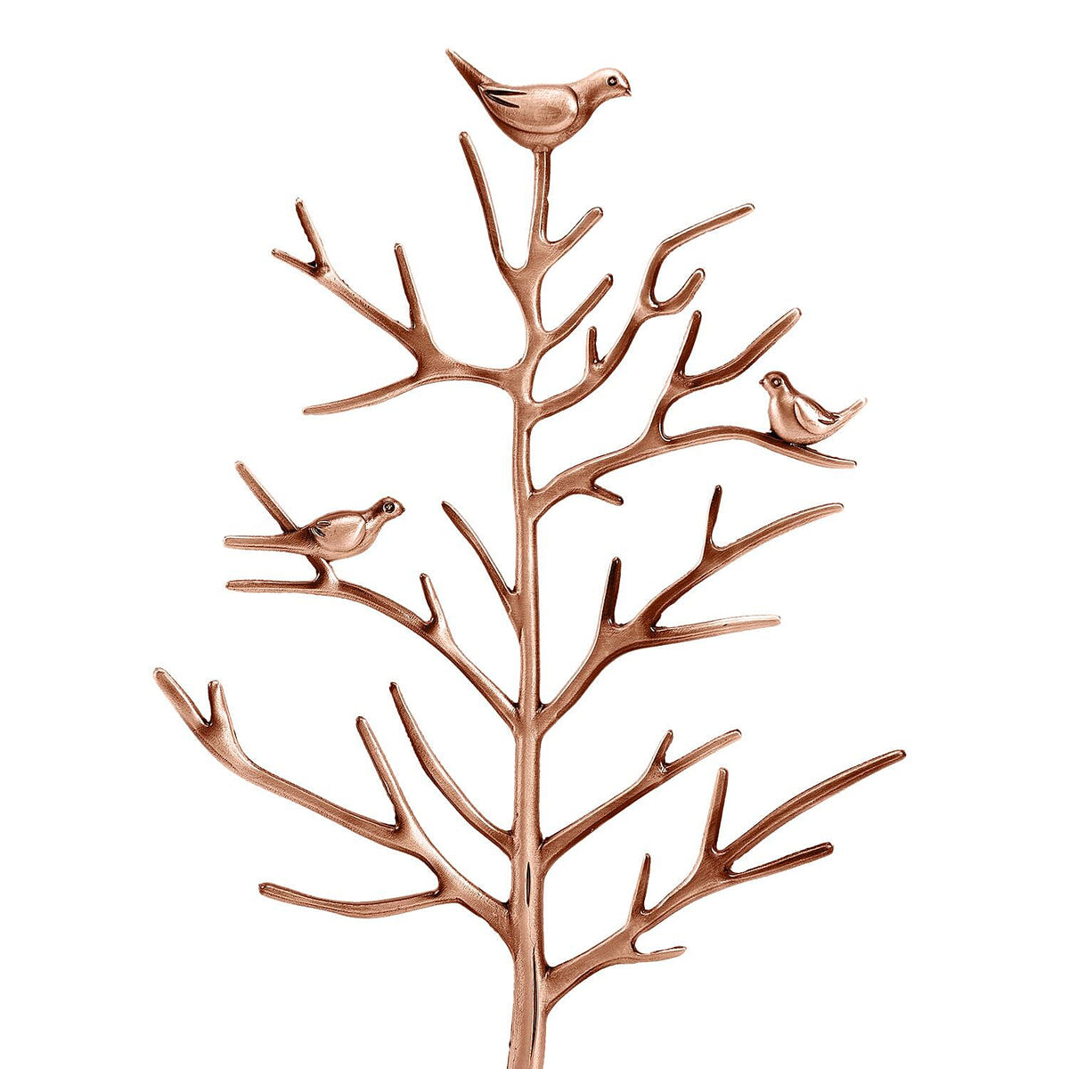 Vintage Style Antique Birds on Tree Jewellery Holder Stand (Size 30x15Cm) - Bronze V32645655 6