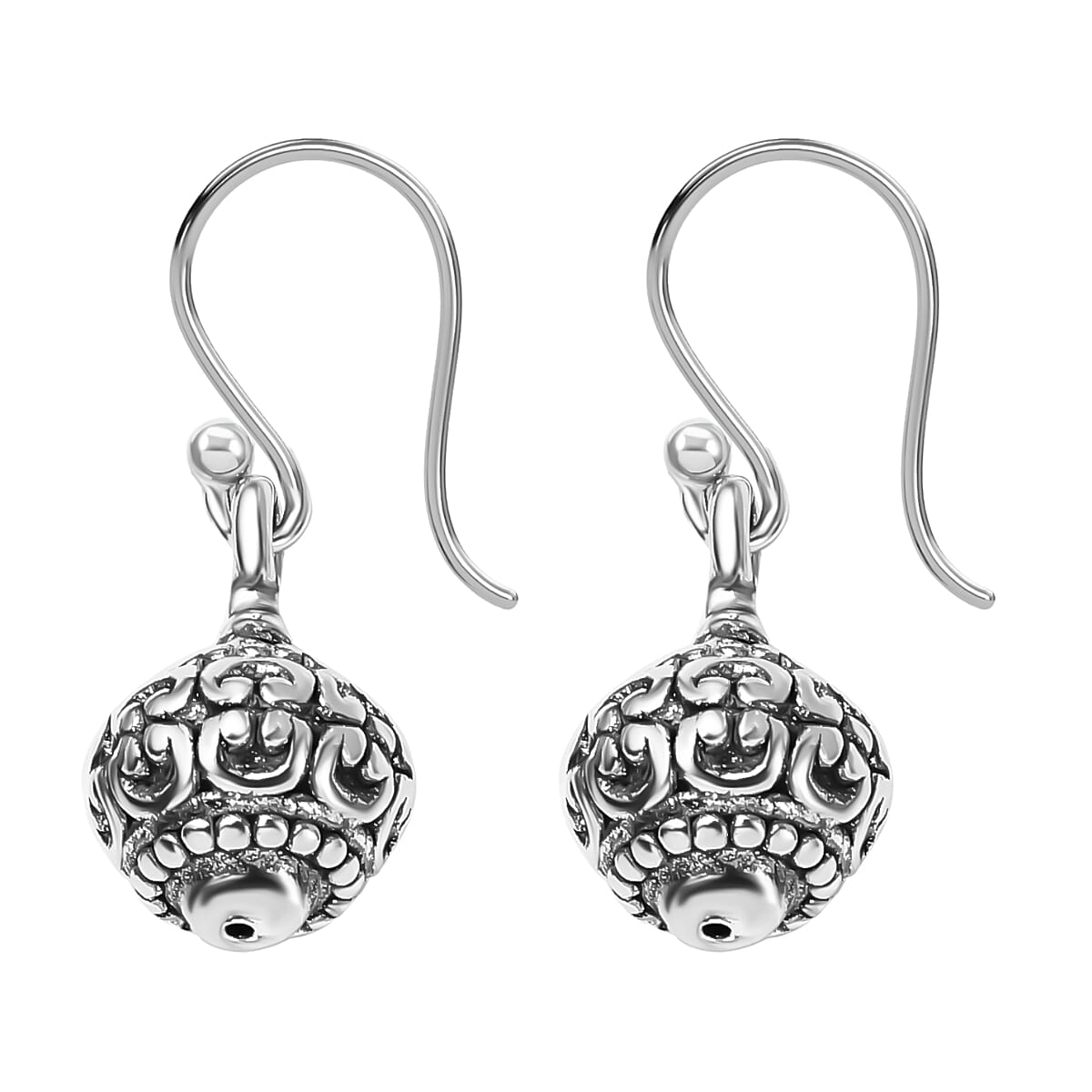 Antique Moroccan Style Sterling Silver Dangle Earrings 7782967 3
