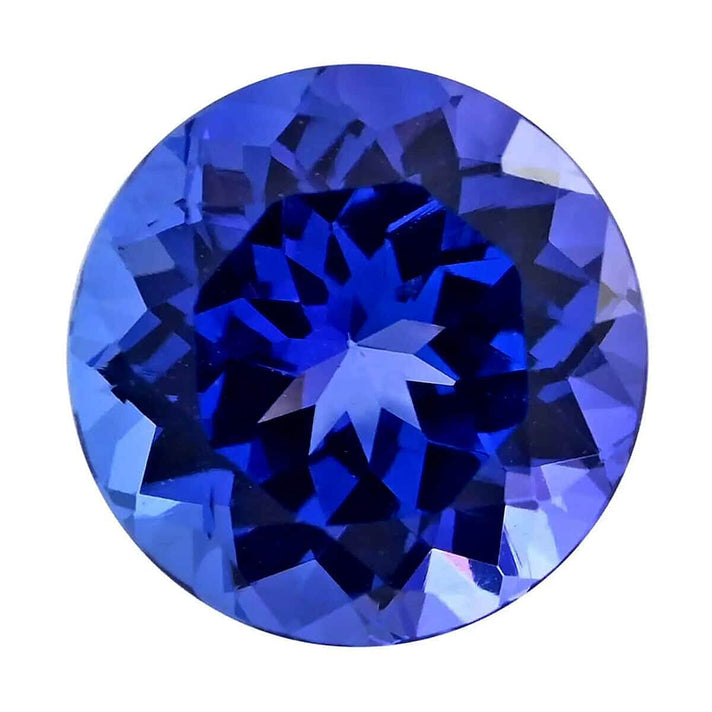 Certified &amp; Appraised 1.25 Ct. AAAA Tanzanite Loose Gemstone in Round Shape (7 MM) 6303572 1