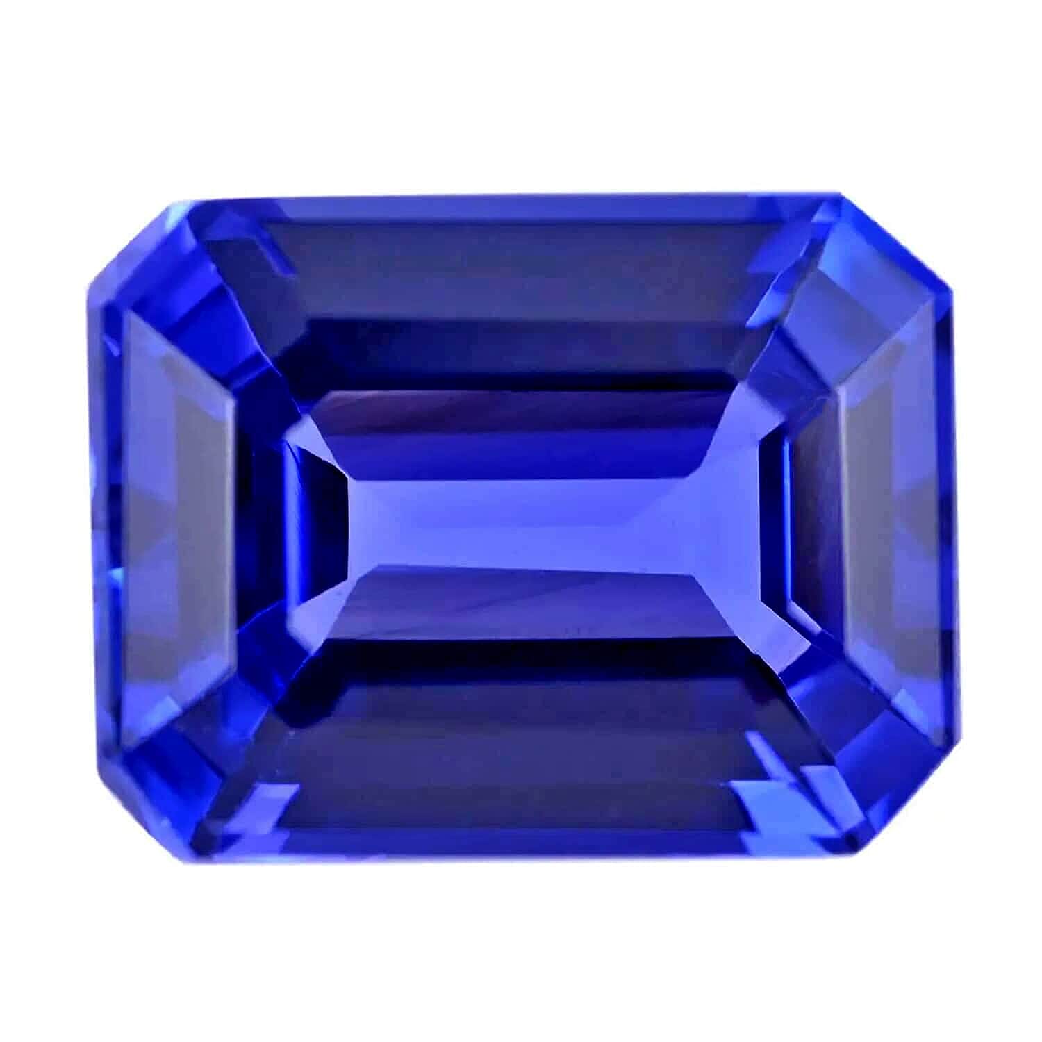 Certified &amp; Appraised 1.5 Ct. AAAA Tanzanite Loose Gemstone in Octagon Shape (8 x 6 MM) 6303566 0