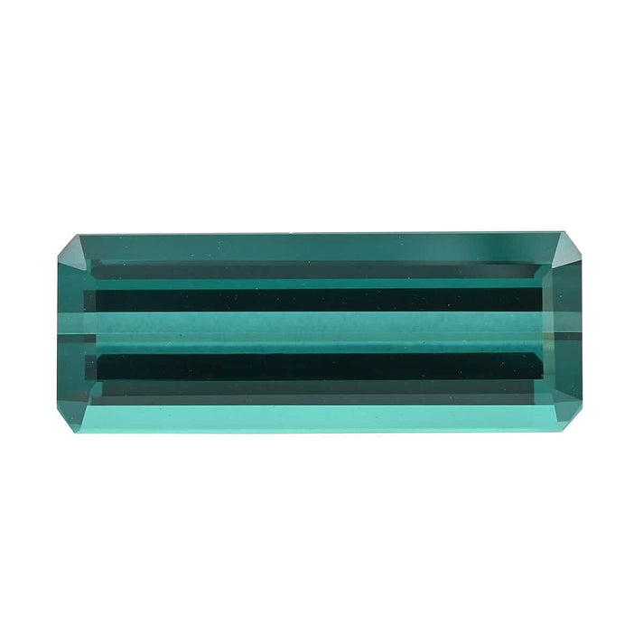 Certified &amp; Appraised 11.1 Ct. AAAA Indicolite in Baguette Shape (23.2MM x 8.8MM) 7810307 1