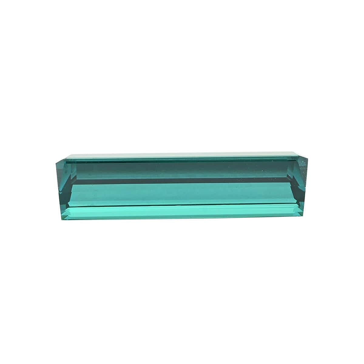 Certified &amp; Appraised 11.1 Ct. AAAA Indicolite in Baguette Shape (23.2MM x 8.8MM) 7810307 2