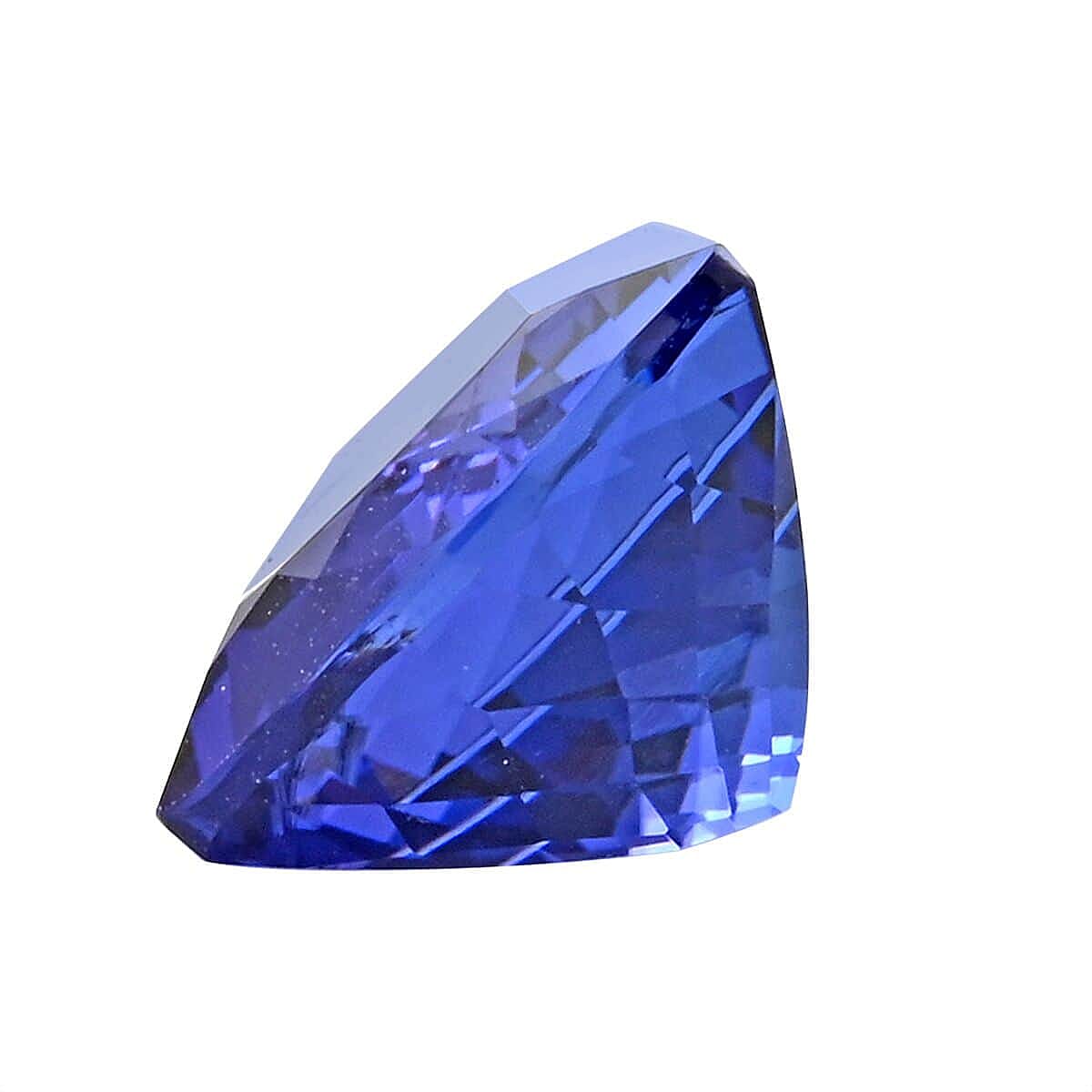 Certified &amp; Appraised 17.79 Ct. Set of 2 AAAA Tanzanite Loose Gemstones (15 x 11.5 MM) 7861938 1
