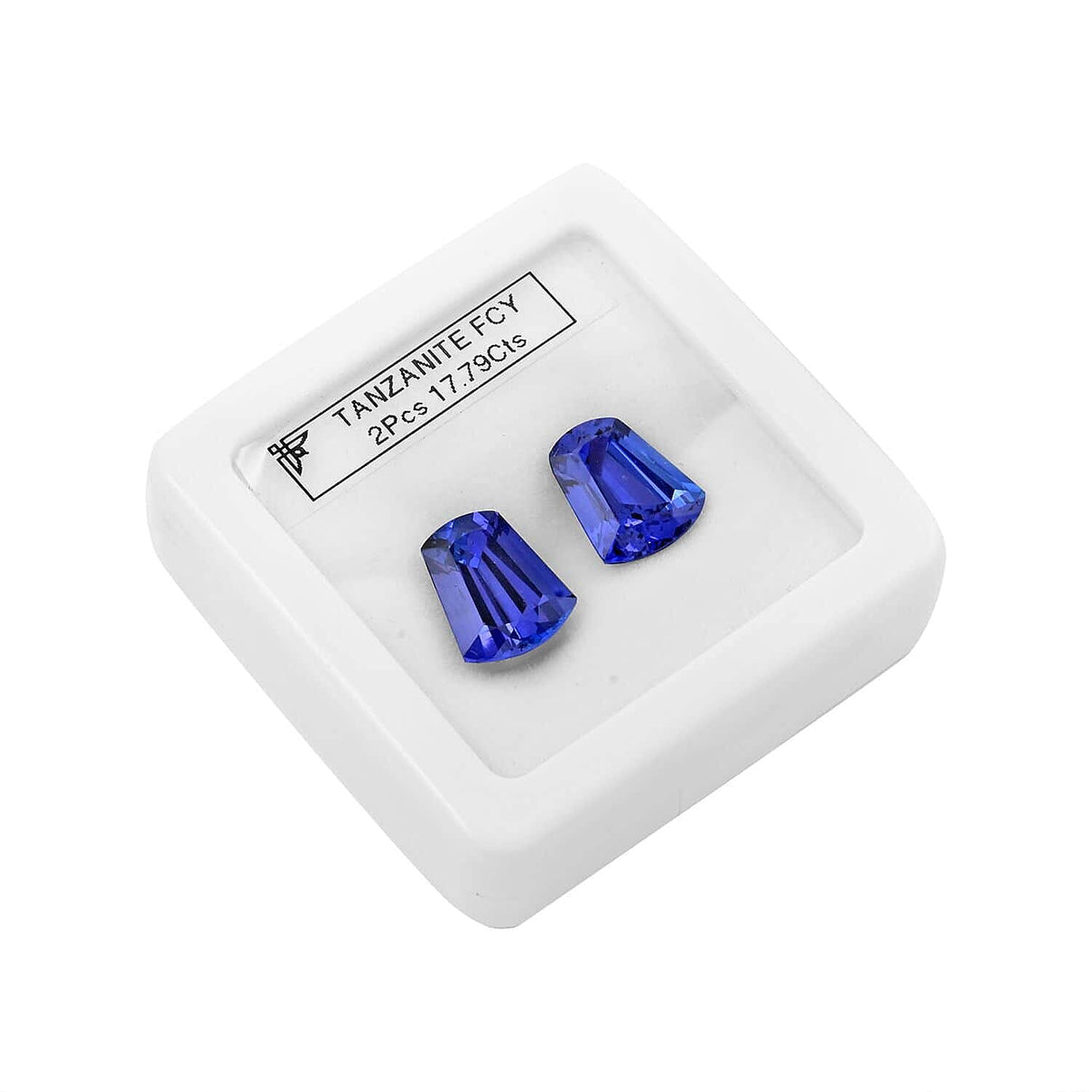 Certified &amp; Appraised 17.79 Ct. Set of 2 AAAA Tanzanite Loose Gemstones (15 x 11.5 MM) 7861938 3