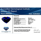 Tanzanite Heart Size Varies