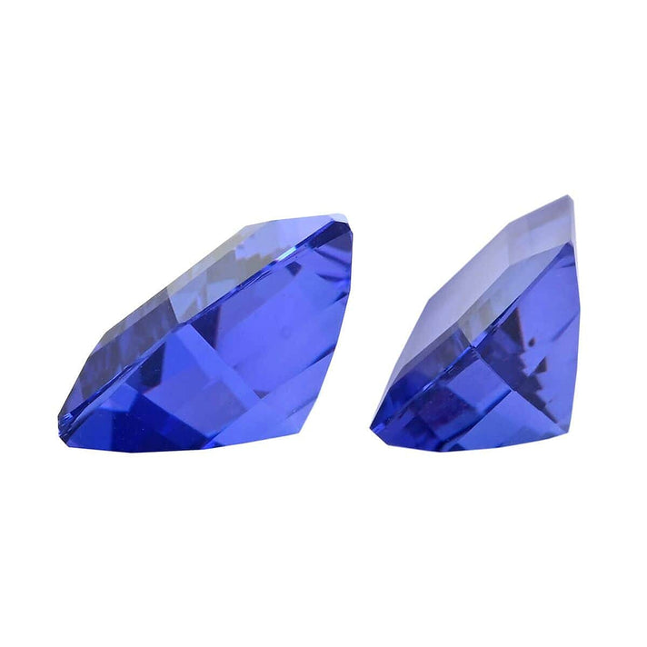 Certified &amp; Appraised 18.77 Ct. Set of 3 AAAA Tanzanite Loose Gemstones 7861940 2