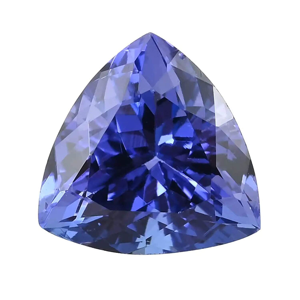 Certified &amp; Appraised 2.25 Ct. AAAA Tanzanite Loose Gemstone in Trillion Shape (9 MM ) 6303586 0