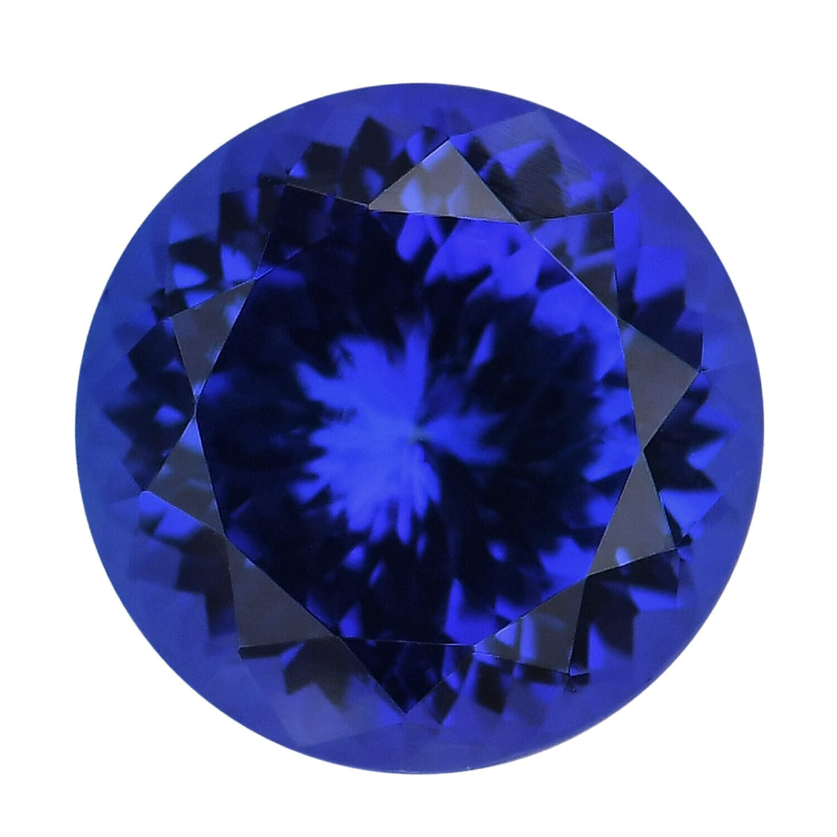 Certified &amp; Appraised 2.8 Ct. AAAA Tanzanite Loose Gemstone in Round Shape (9 MM) 6303574 0