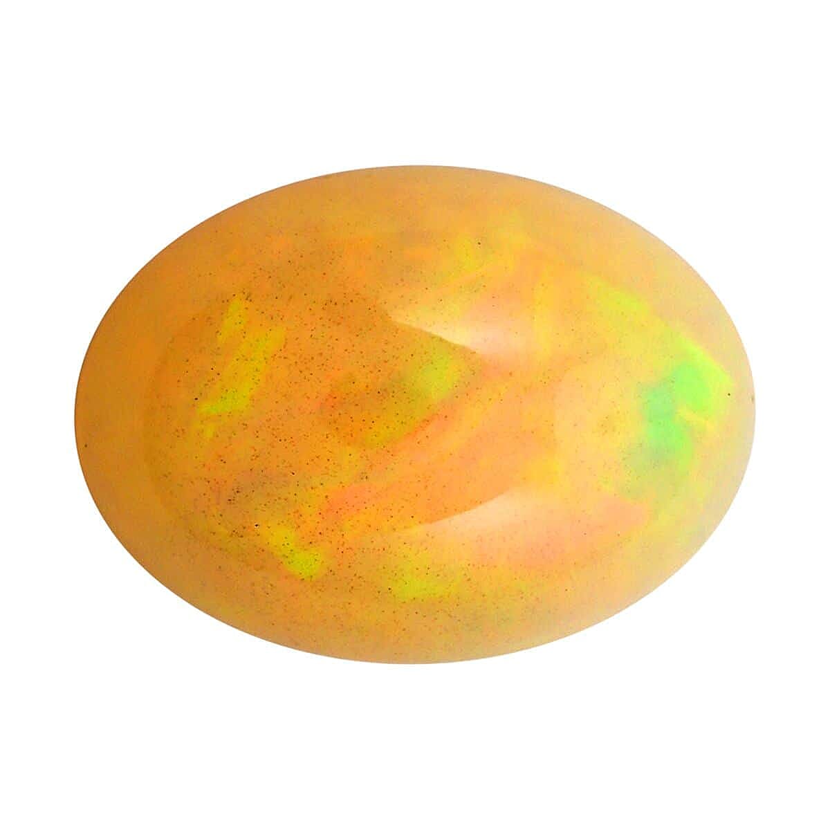Certified &amp; Appraised 21.45 Ct. AAAA Ethiopian Opal Loose Gemstone in Oval Shape 7890023 0
