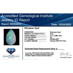 Ethiopian Opal Pear Size Varies