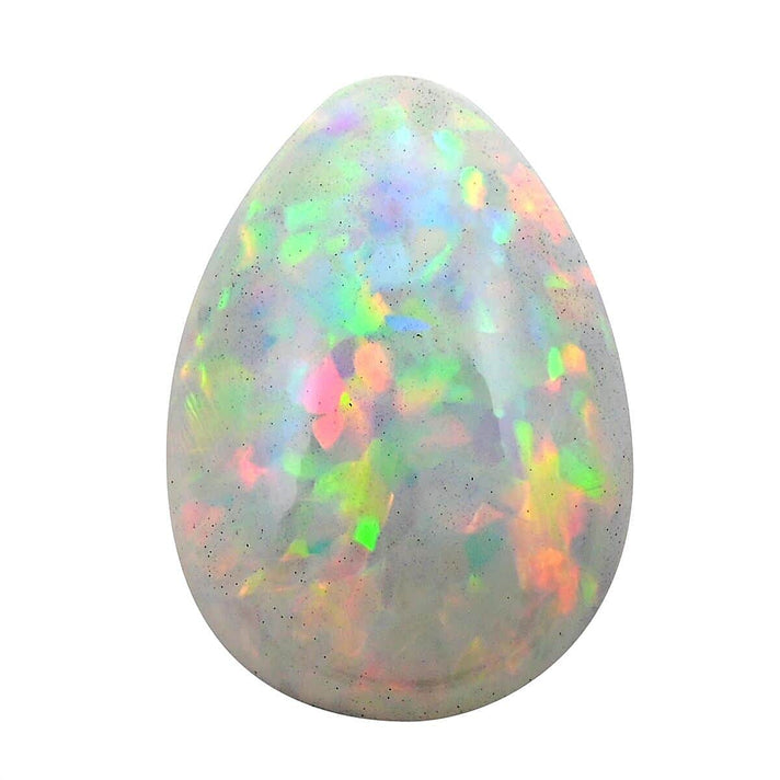Certified &amp; Appraised 24.23 Ct. AAAA Ethiopian Opal Loose Gemstone in Pear Shape 7890026 1