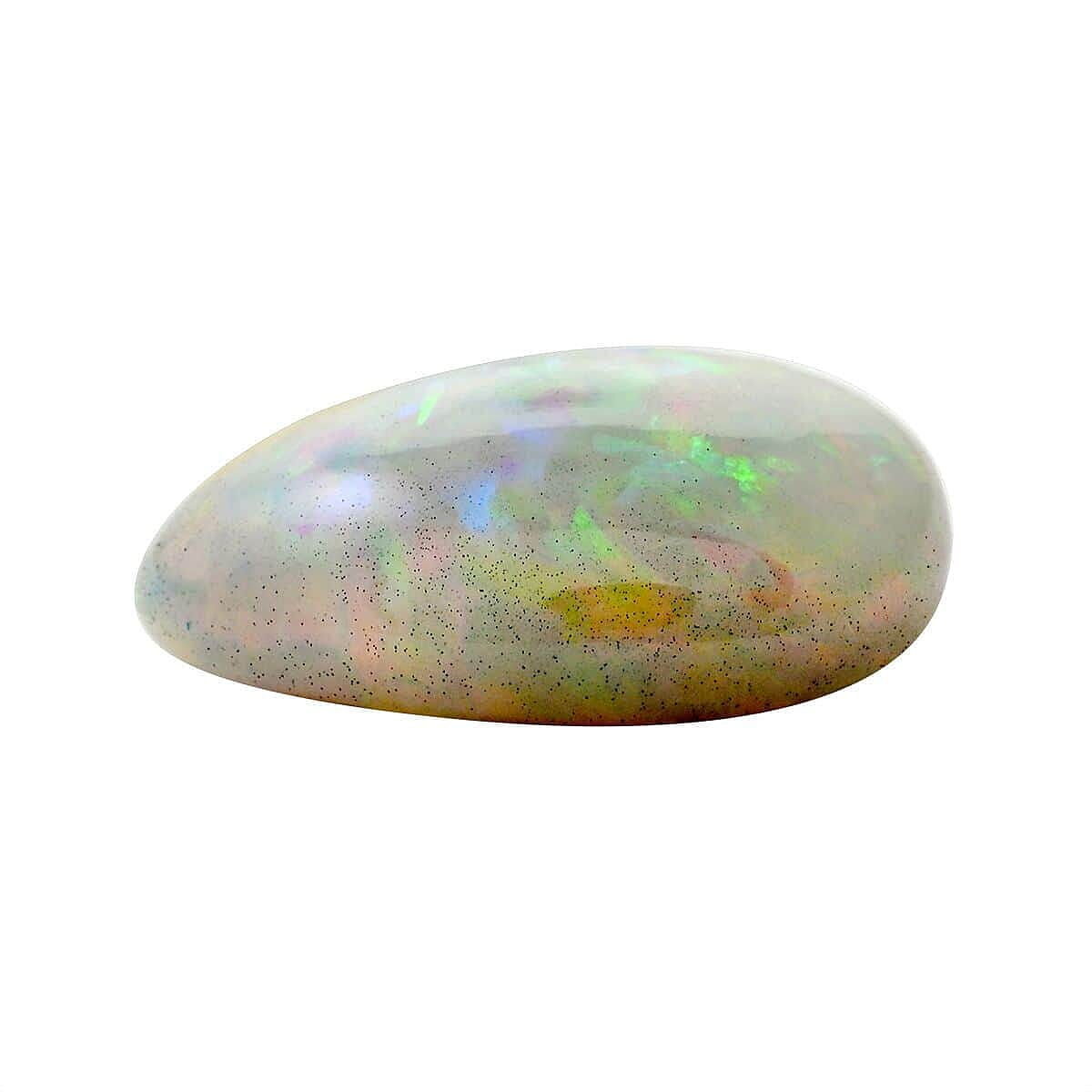Certified &amp; Appraised 24.23 Ct. AAAA Ethiopian Opal Loose Gemstone in Pear Shape 7890026 1