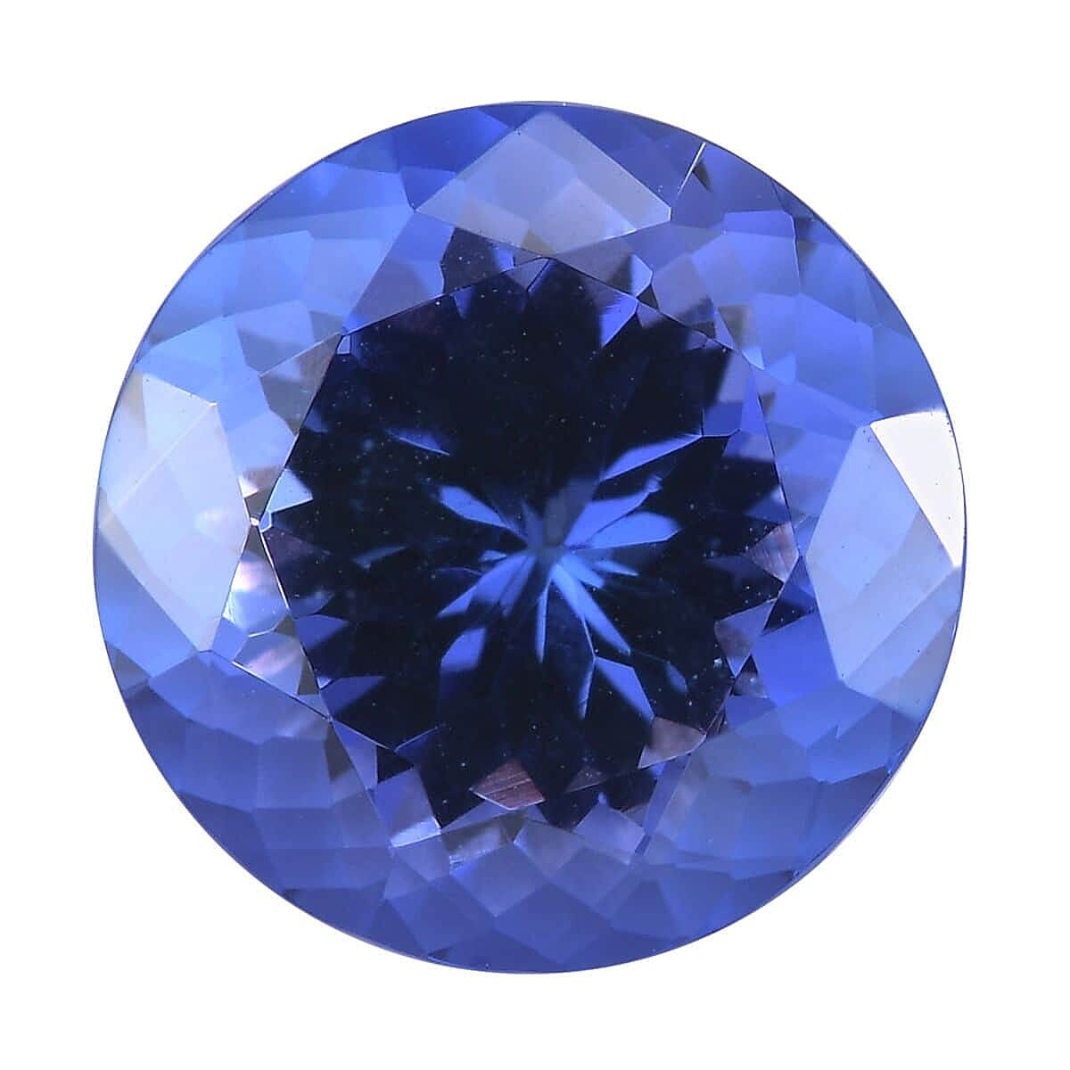 Certified &amp; Appraised 4 Ct. AAAA Tanzanite Loose Gemstone 10 MM 6303575 0