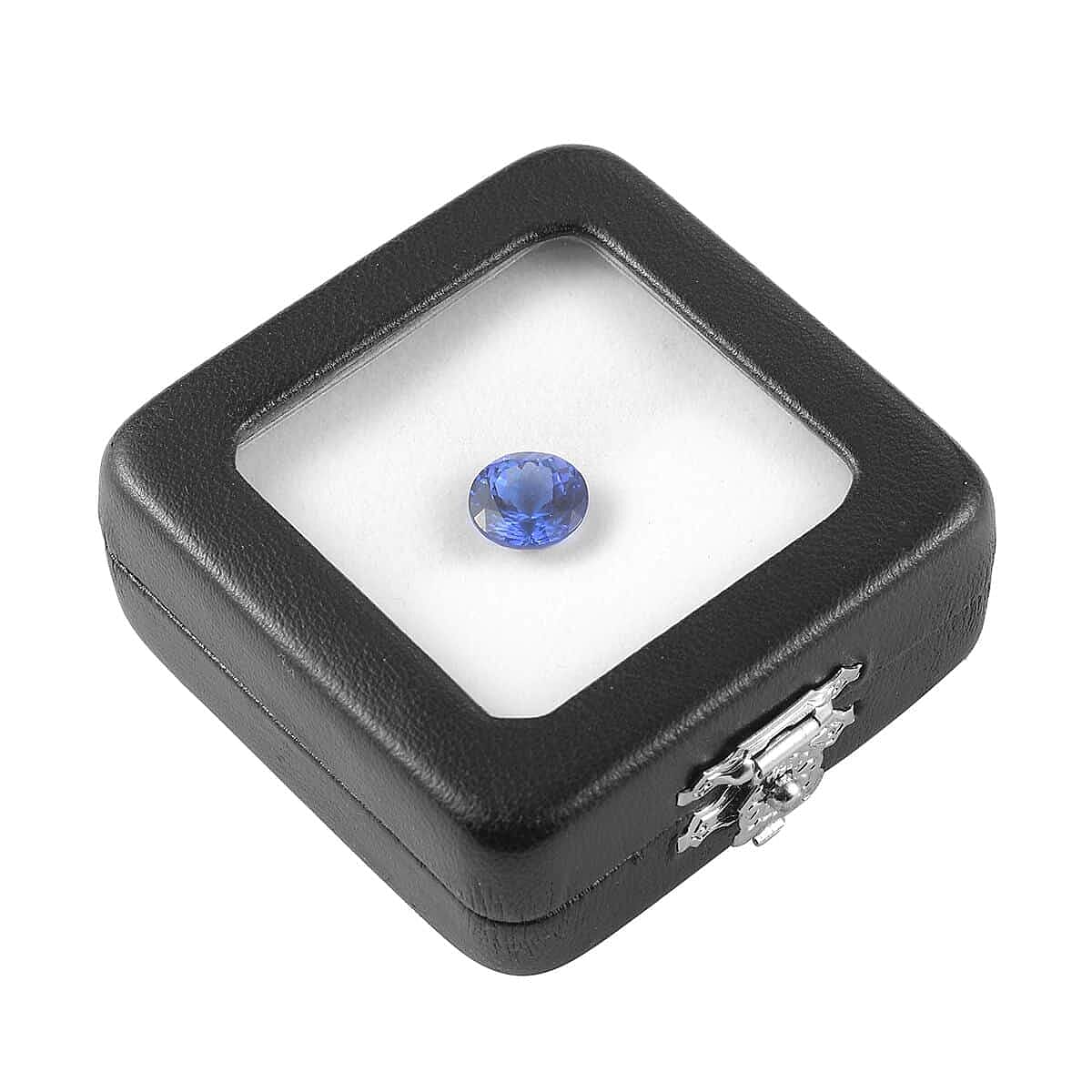 Certified &amp; Appraised 4 Ct. AAAA Tanzanite Loose Gemstone 10 MM 6303575 2