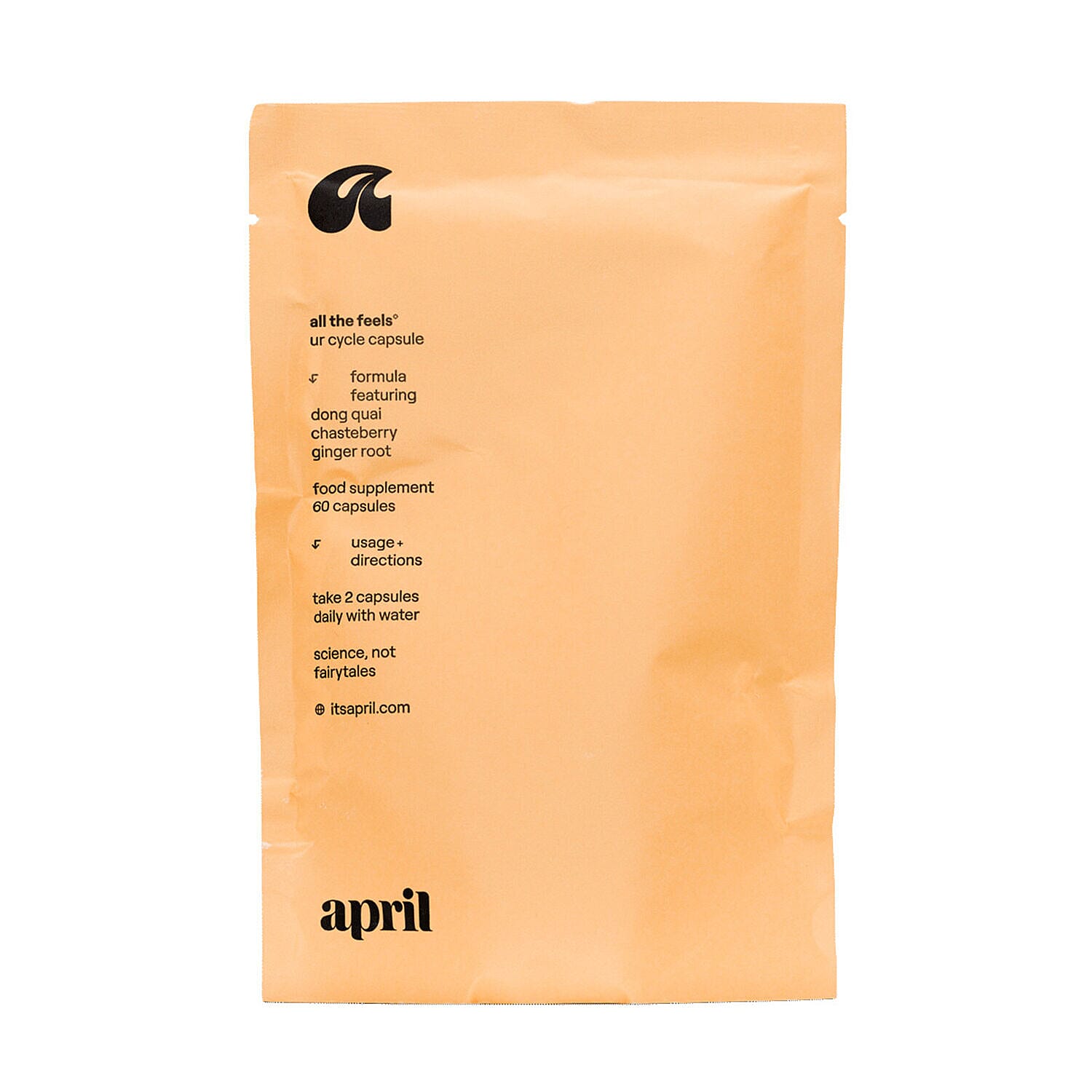 April Supplements All the Feels Bundle (Incl.Ur Cycle Capsule (PMS) 60 Capsules with Refill Paper Pouch 60 Capsules) 7384389 2