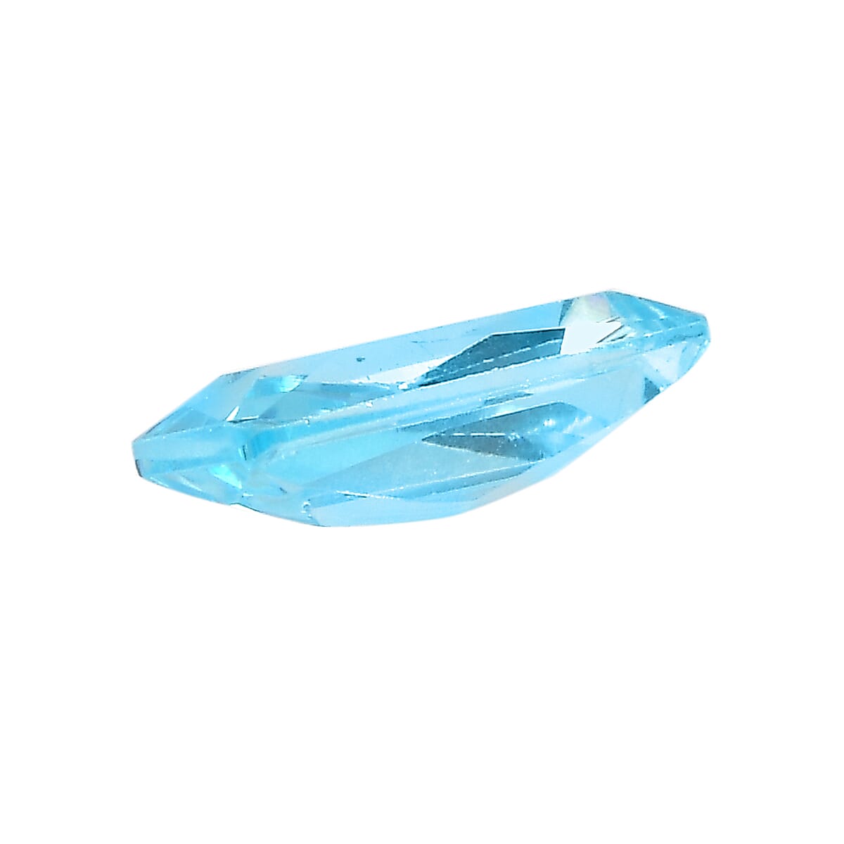 Set of 3 Aqua Cubic Zirconia Loose Gemstones in Baguette Shape 1.64 Ct. 8063736 2
