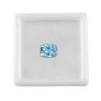 Aqua Cubic Zirconia Cushion Shape Gemstone 3.88 Ct.