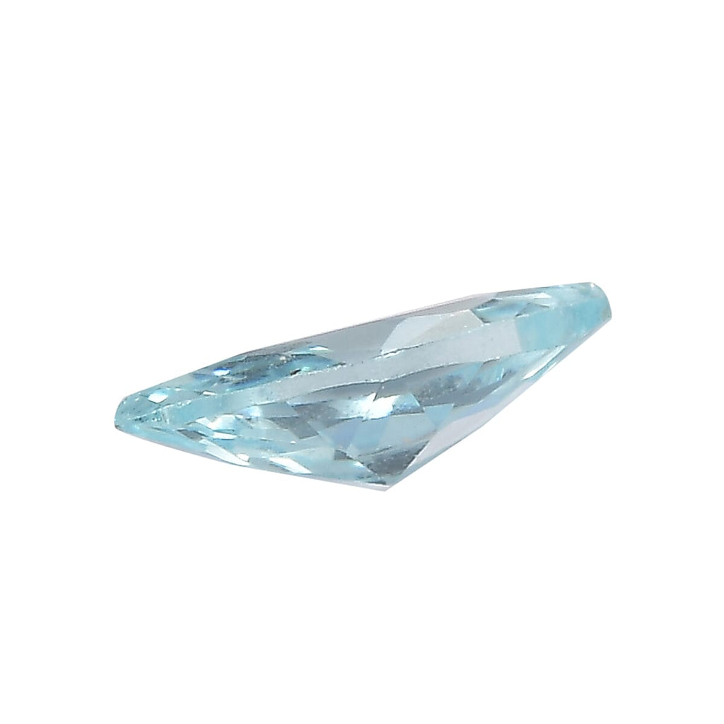 Aqua Cubic Zirconia Marquee Gemstone 0.6 Ct.