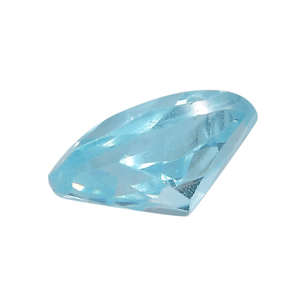 Aqua Cubic Zirconia Oval Shape Gemstone 1.63 Ct.