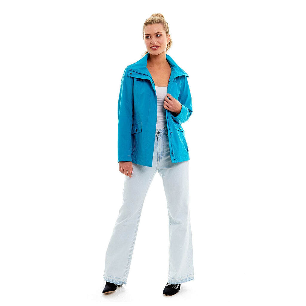 Arctic Storm- Ladies Waterproof Jacket (Size 10) - Bluebird