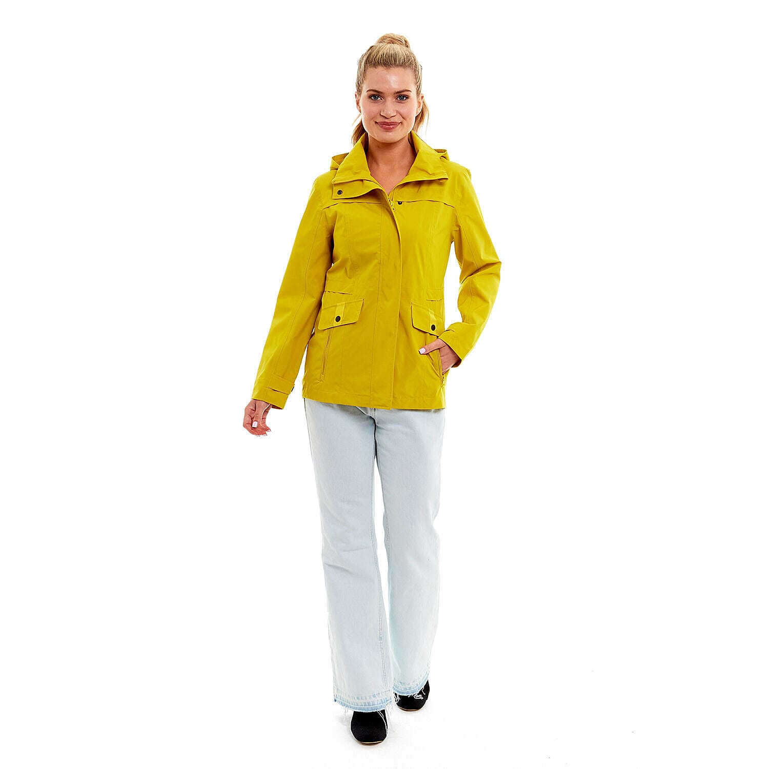 Arctic Storm- Ladies Waterproof Jacket (Size 10) - Lime 7479981 5
