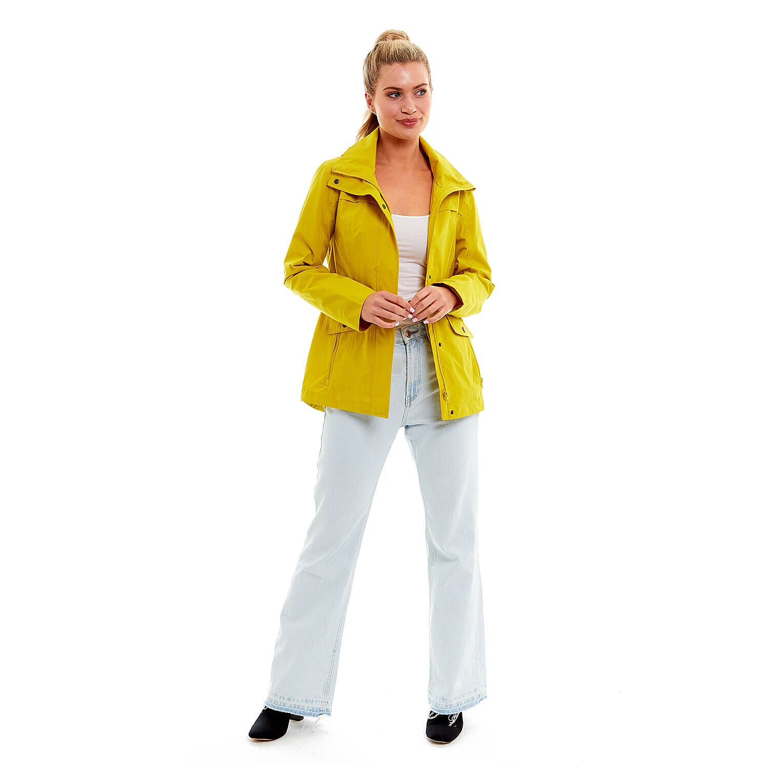 Arctic Storm- Ladies Waterproof Jacket (Size 10) - Lime 7479981 7