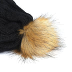 Tjc Essentials Argan Oil Infused Beanie Hat with Bobble - Black