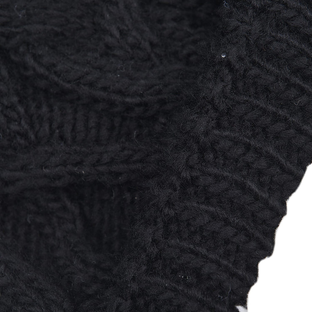 Tjc Essentials Argan Oil Infused Beanie Hat with Bobble - Black