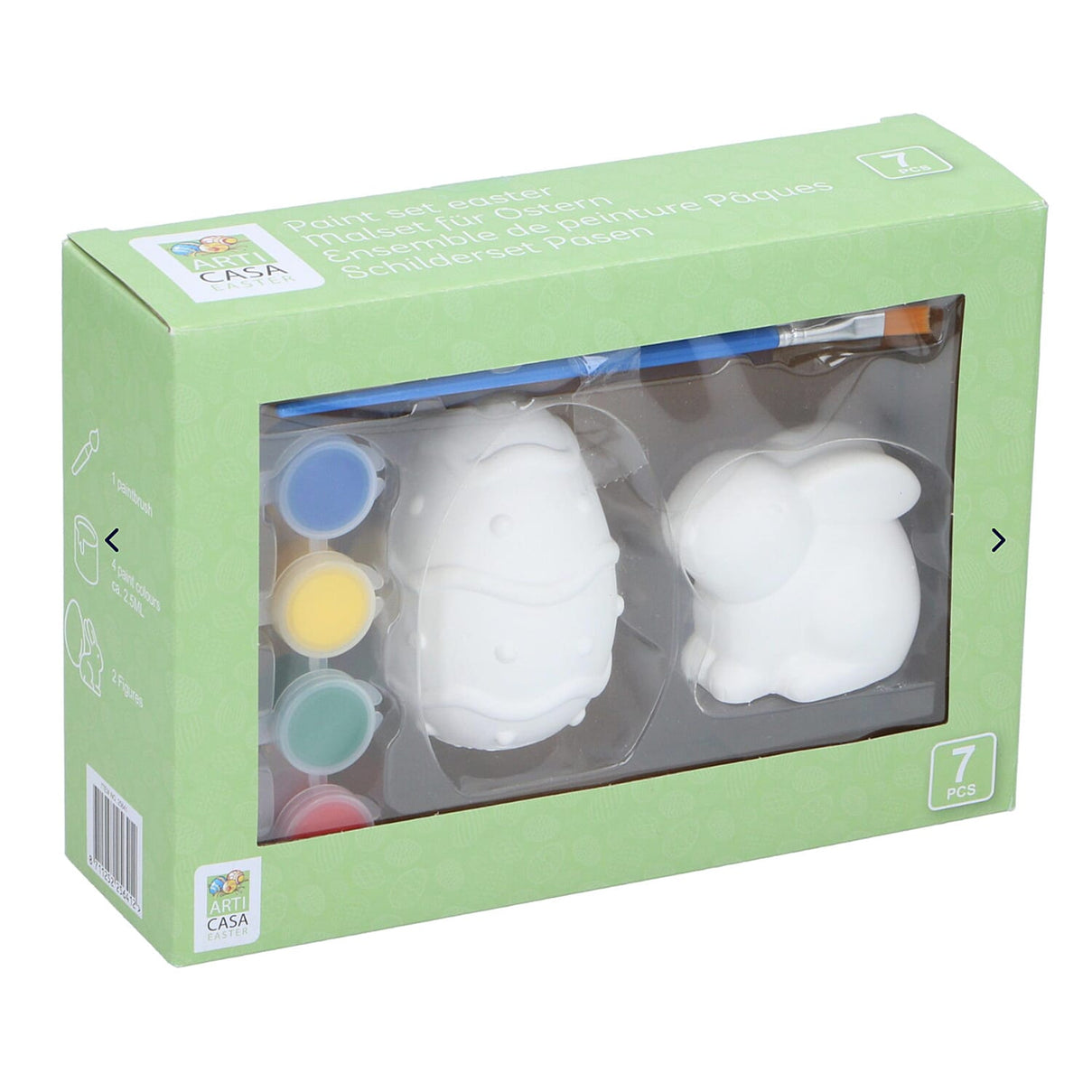 Arti Casa Easter Egg Painting Set 7-Piece - Multi Colour 8517226 0
