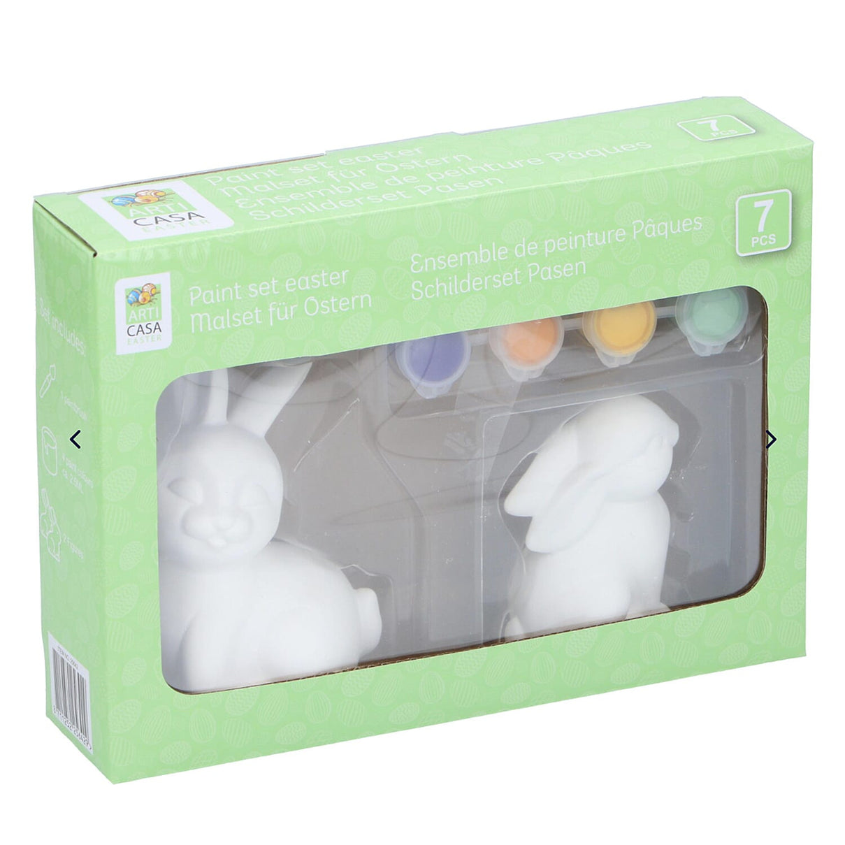 Arti Casa Pastel Easter Painting Set 7-Piece - White 8517227 0