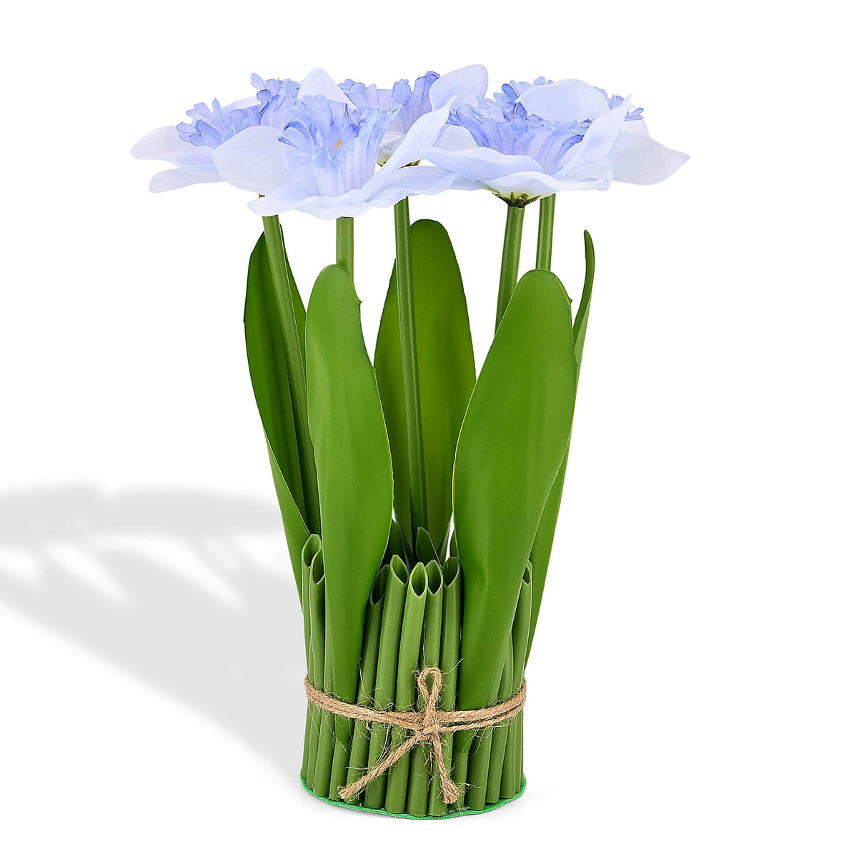 Daffodils  Faux Flower Bundle (22cm) - Light Blue 8363213 4