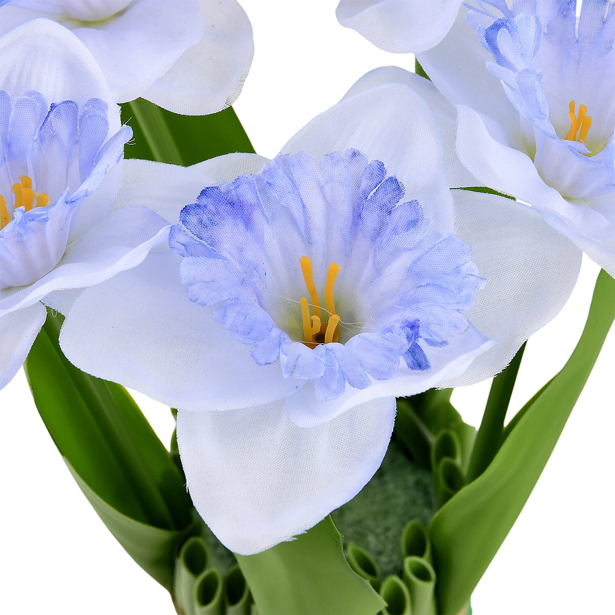 Daffodils  Faux Flower Bundle (22cm) - Light Blue 8363213 6