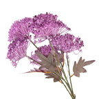 Set of 2 Artificial Hydrangea Faux Flower with LED Lights (60 cm - Pink
