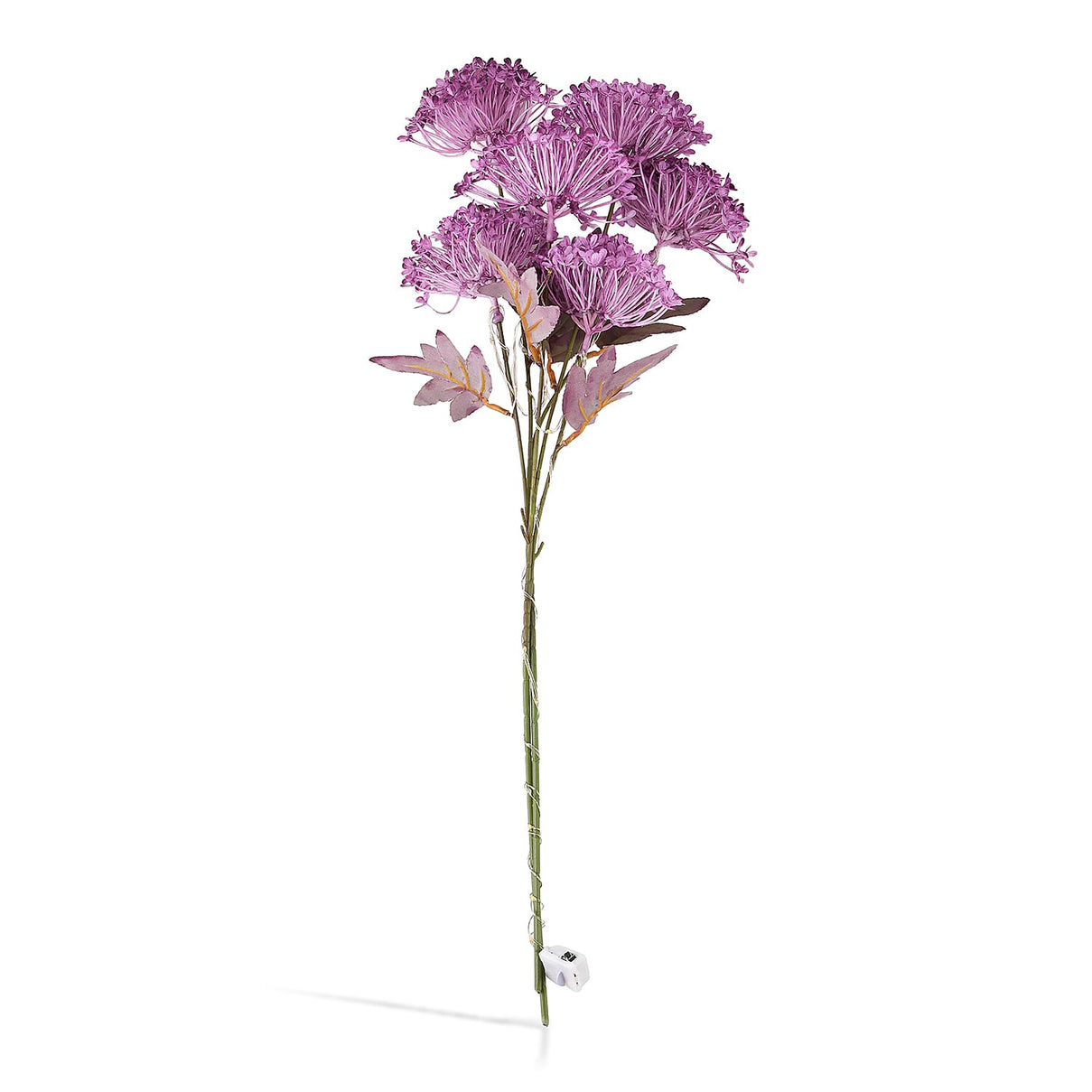 Set of 2 Artificial Hydrangea Faux Flower with LED Lights (60 cm - Pink V32363374 0