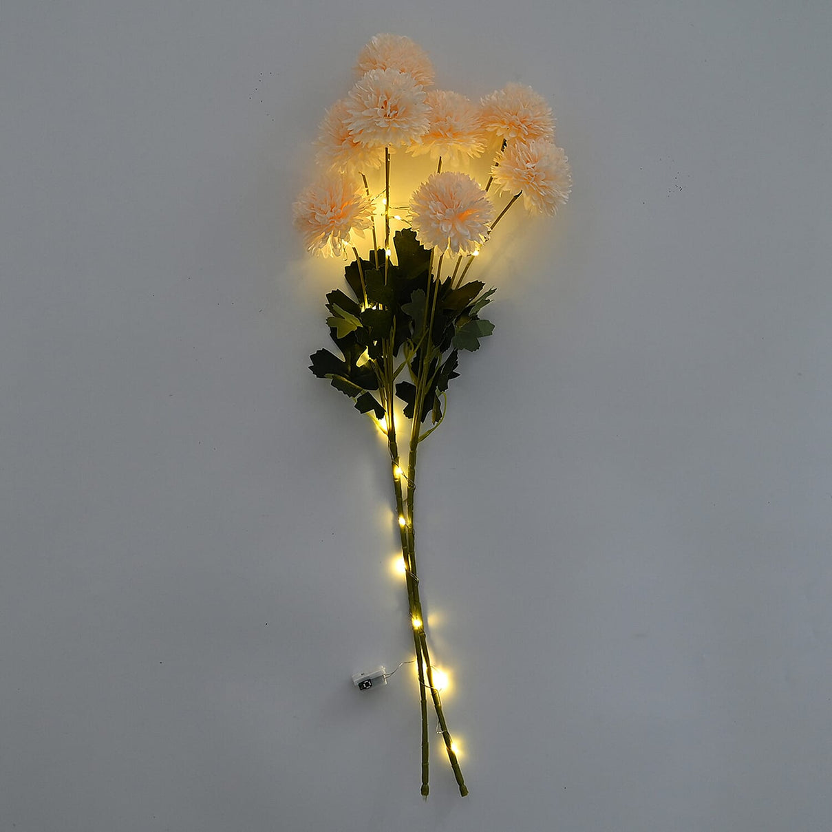 Set of 2 - Faux Flower Branches with LED Lights (50-60cm) - Pink 8418021 2