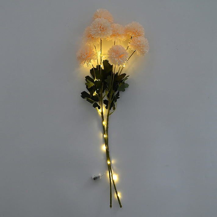 Set of 2 - Faux Flower Branches with LED Lights (50-60cm) - Pink 8418021 2