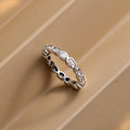 Artisan Crafted Polki Diamond Ring in Platinum Overlay Sterling Silver 0.50 Ct.