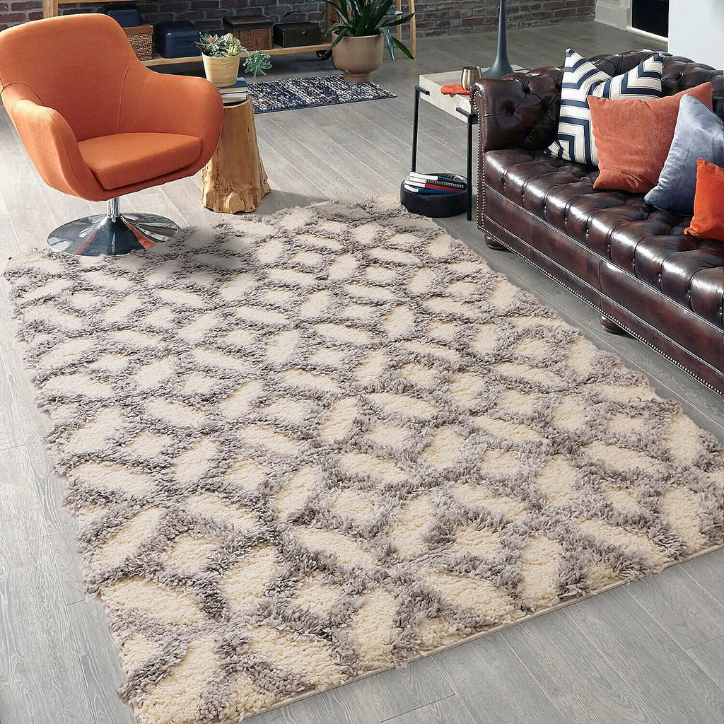 Asiatic Carpets Porcelain Rugs (Size 210x150 Cm) - Blue & Grey