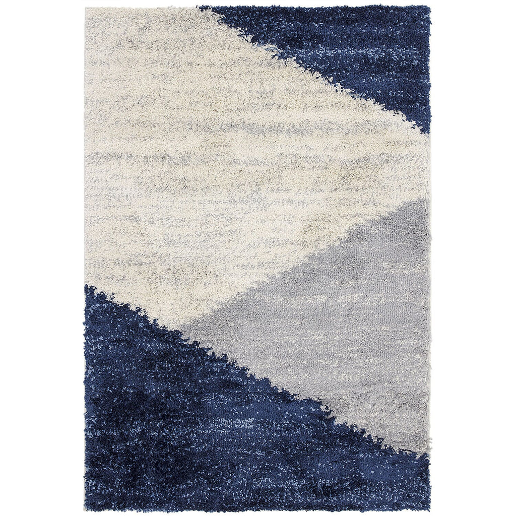 Asiatic Carpets Nordic Rugs (Size 210x150 Cm) - Navy & Cream