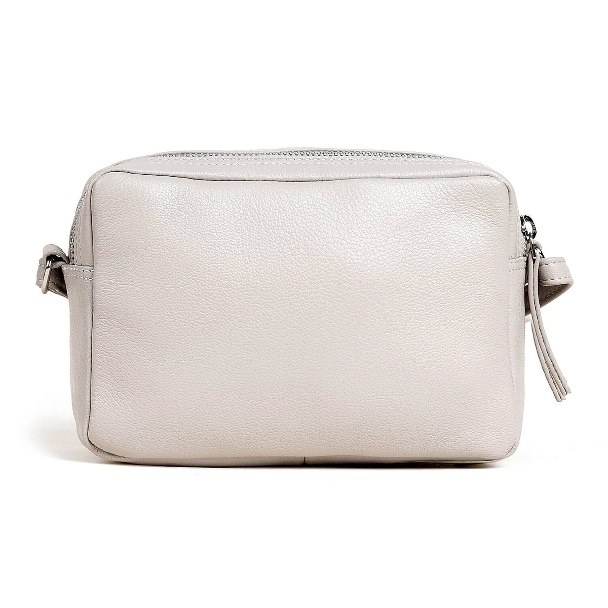 Assots London Avon Grey Soft Nappa Full Grain Real Leather Crossbody Bag V32527015 3