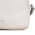 Assots London Avon Grey Soft Nappa Full Grain Real Leather Crossbody Bag